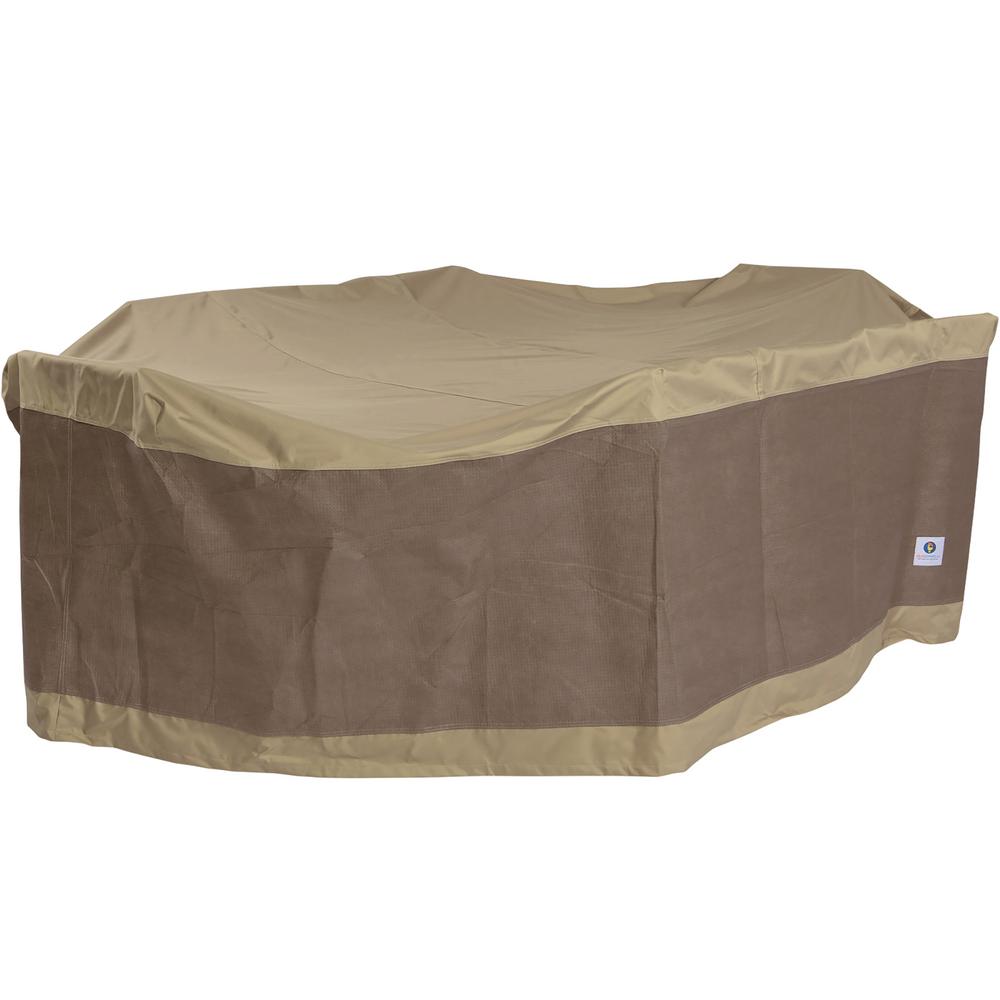 Duck Covers Elegant 96 In Patio Table With Chairs Cover Lto09664