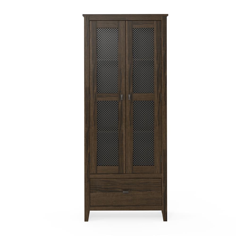 Ameriwood Home System Build Luca 30 In Brown Oak Wide Storage