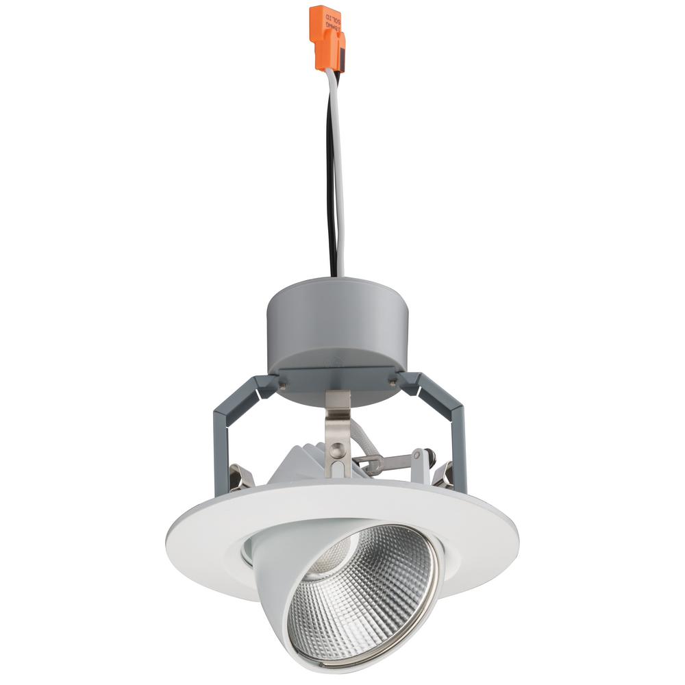 Lithonia Lighting 6 In White Recessed Led Baffle Downlight 6bpmw 3 In Matte White 2700k Integrated Led Recessed Adjule Gimbal Kit