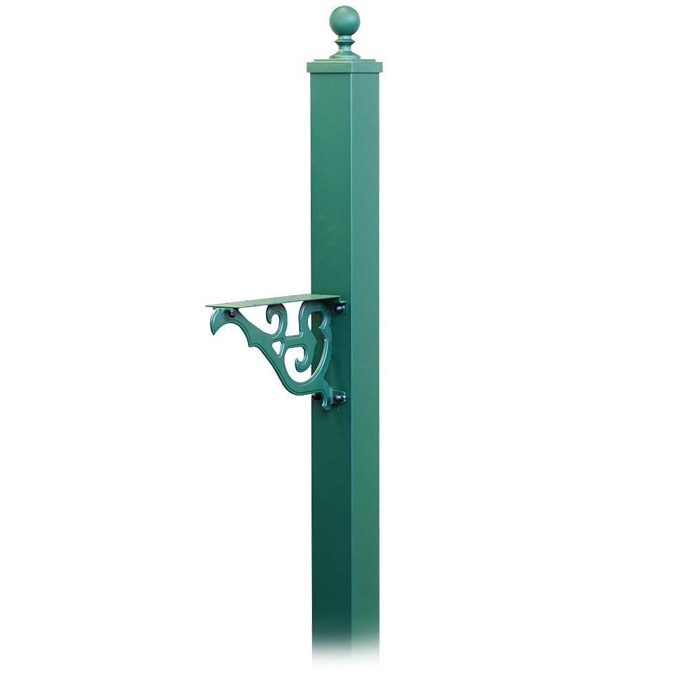 Salsbury Industries Victorian In Ground Mounted Decorative Mailbox Salsbury Industries Victorian In Ground Mounted Decorative Mailbox Post Green