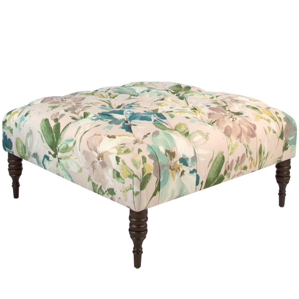 Paint Palette Mist Tufted Tail Ottoman 445pntpltmst The Home Depot Undefined Paint Palette Mist Tufted Tail Ottoman