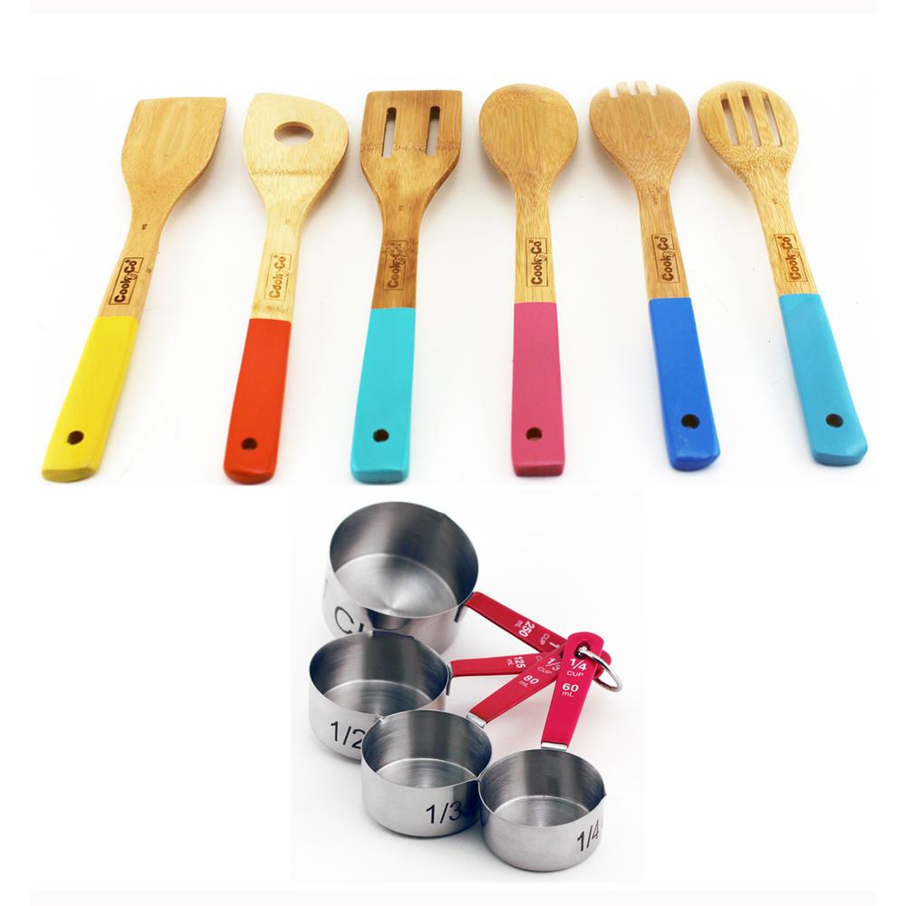 Berghoff 10 Piece Wooden Utensil And Measuring Cup Set 2211959 The Berghoff 10 Piece Wooden Utensil And Measuring Cup Set