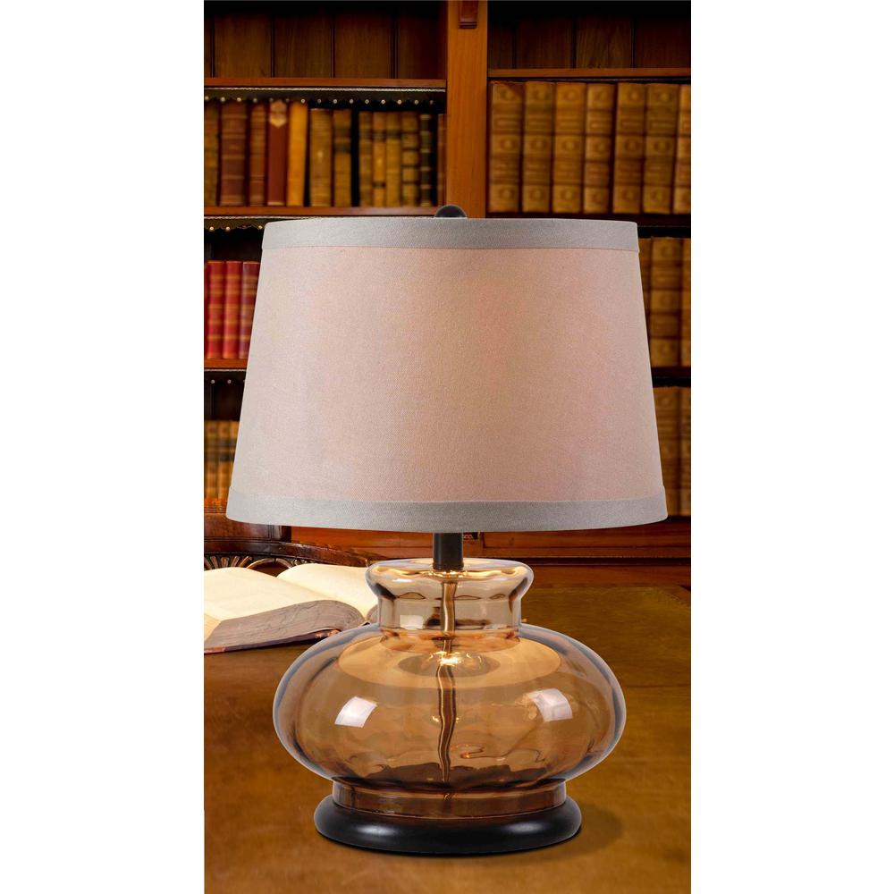 glass end table lamps