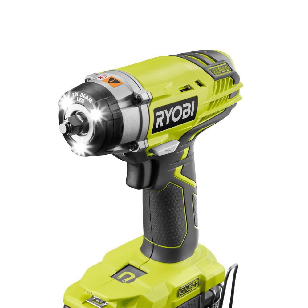 Ryobi 18-Volt ONE+ Cordless 3//8 in Tool Only P263 3-Speed Impact Wrench