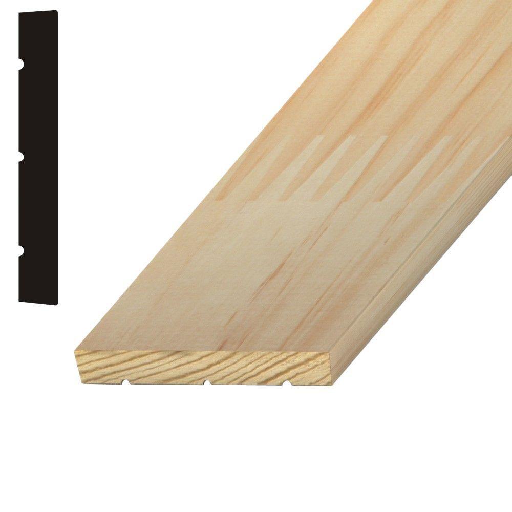 Builders Choice 11/16 in. x 51/4 in. x 96 in. FingerJointed Pine