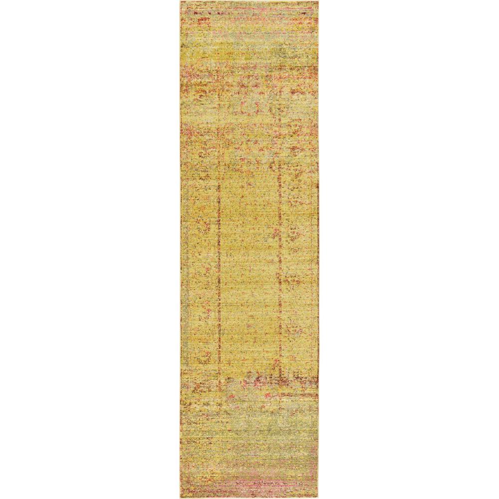 Unique Loom Austin Muse Yellow 2 7 X 9 10 Runner Rug 3125289 The Austin Muse Yellow 2 7 X 9 10 Runner Rug