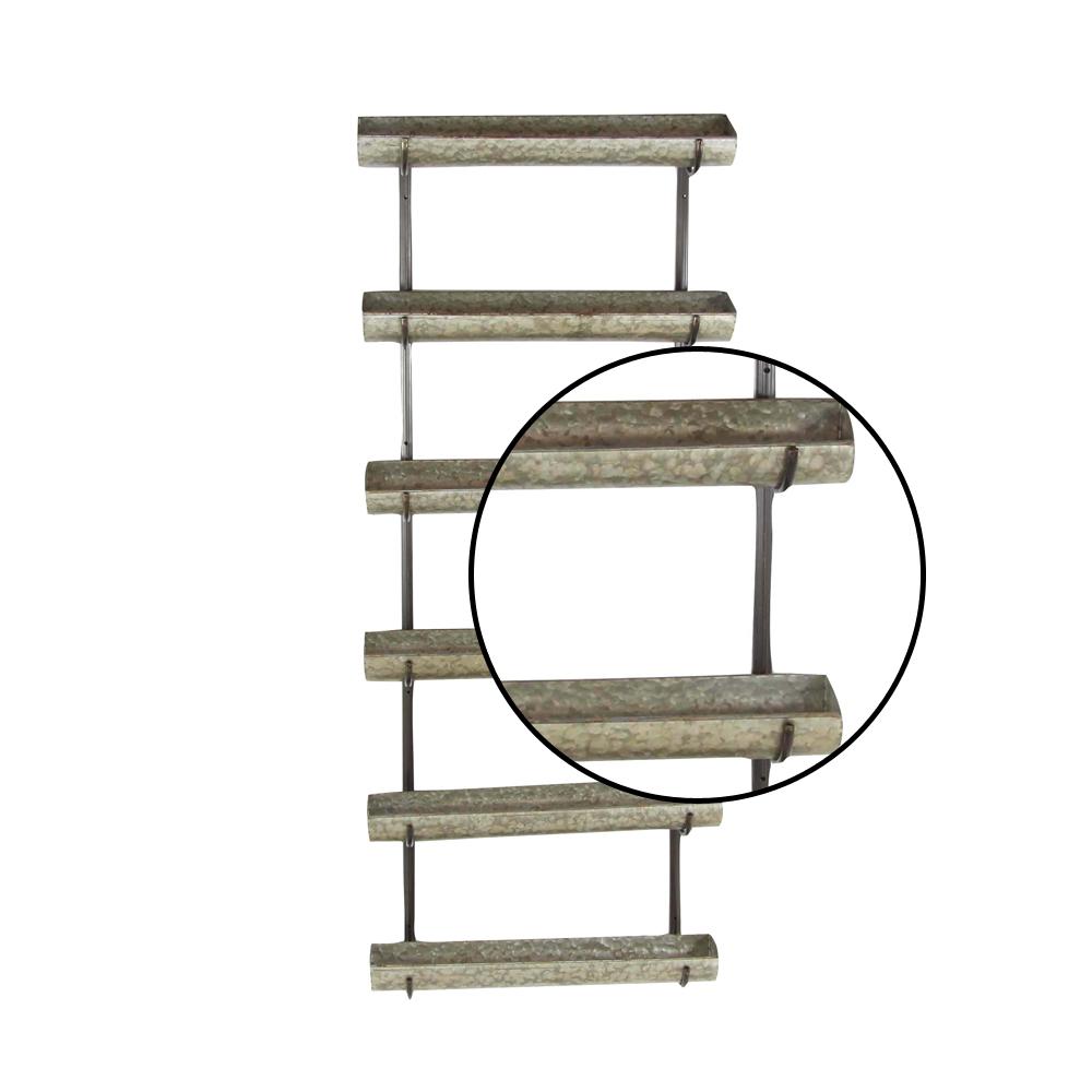 58 In Rustic Galvanized Iron 5 Tier Planter 58 In Rustic Galvanized Iron 5 Tier Planter