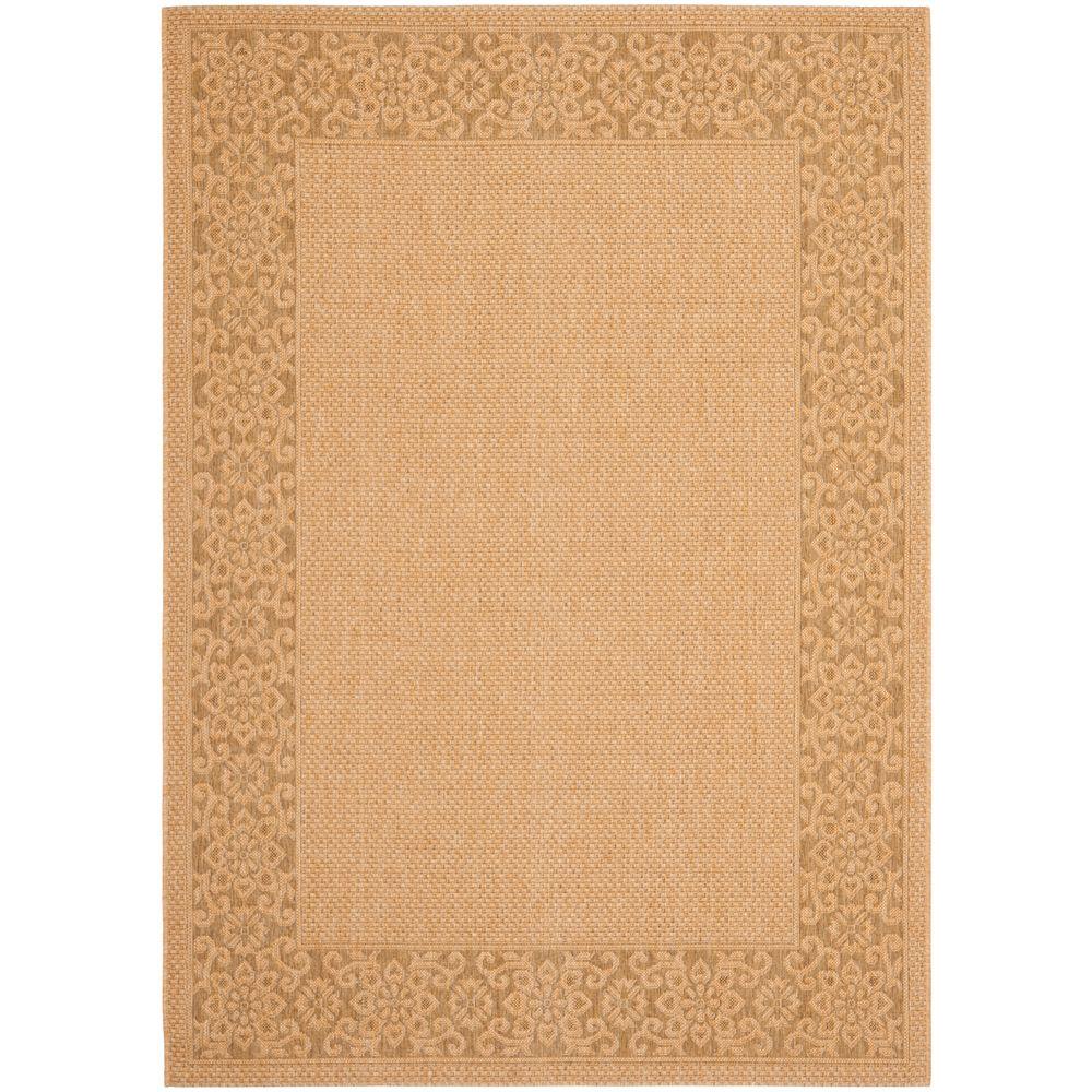 Safavieh Courtyard Natural/Gold 5 ft. x 8 ft. Indoor/Outdoor Area Rug