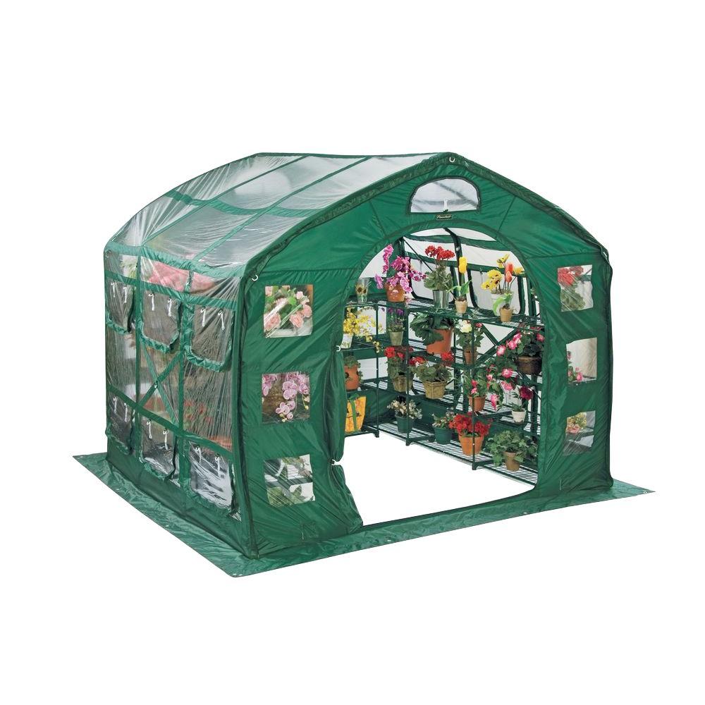 FlowerHouse FarmHouse 9 ft. x 9 ft. PopUp GreenhouseFHFH700 The