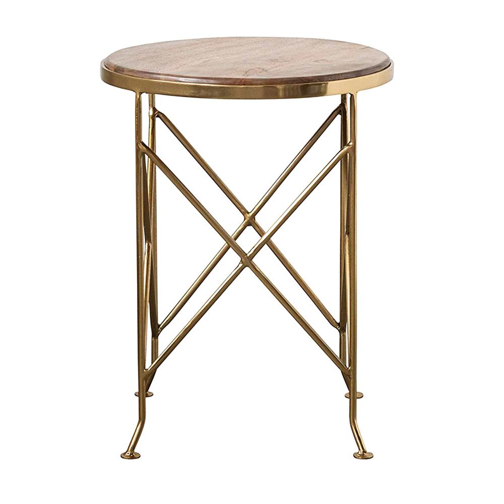 3r Studios Collected Notions Brown Mango Wood Side Table 3r Studios Collected Notions Brown Mango Wood Side Table