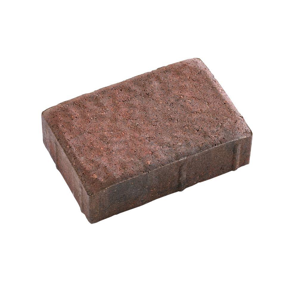 Anchor 8.25 in. x 5.5 in. Autumn Blend Dutch Cobble Concrete Paver