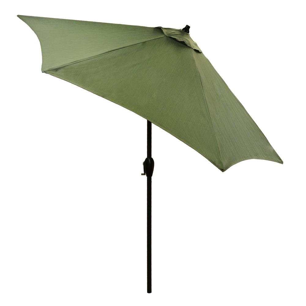 Plantation Patterns 9 Ft Aluminum Patio Umbrella In Surplus With Tilt 9900 01241800 The Home Depot