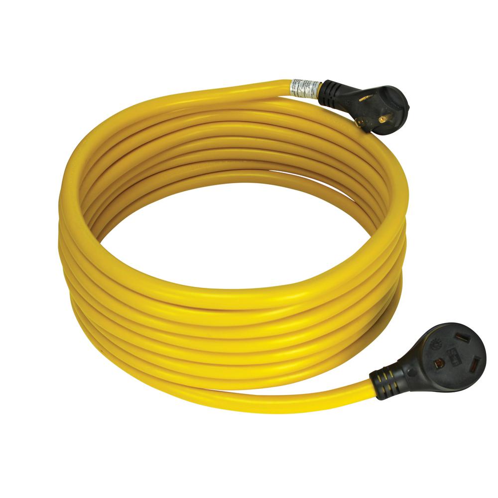 Quick Products 25 ft. 30 Amp RV Cord Grip Handle Plug-QP-30-25FH - The ...