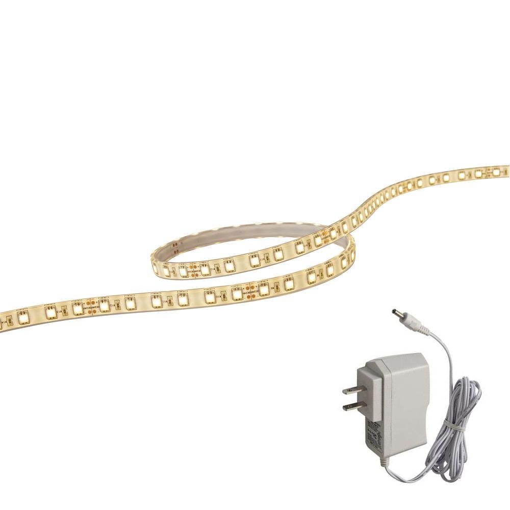 Illume Lighting 196 In White Led Flextape Light With Plug Driver Illume Lighting 196 In White Led Flextape Light With Plug Driver