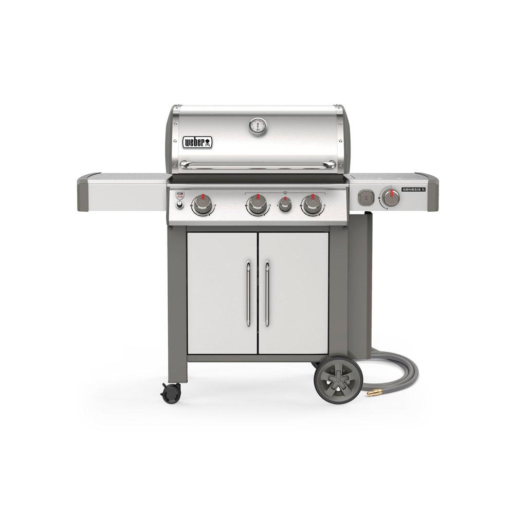 Pick Up Today Recently Added Grills Outdoor Cooking The Home Genesis Ii S 335 3 Burner Natural Gas Grill In Stainless With Built