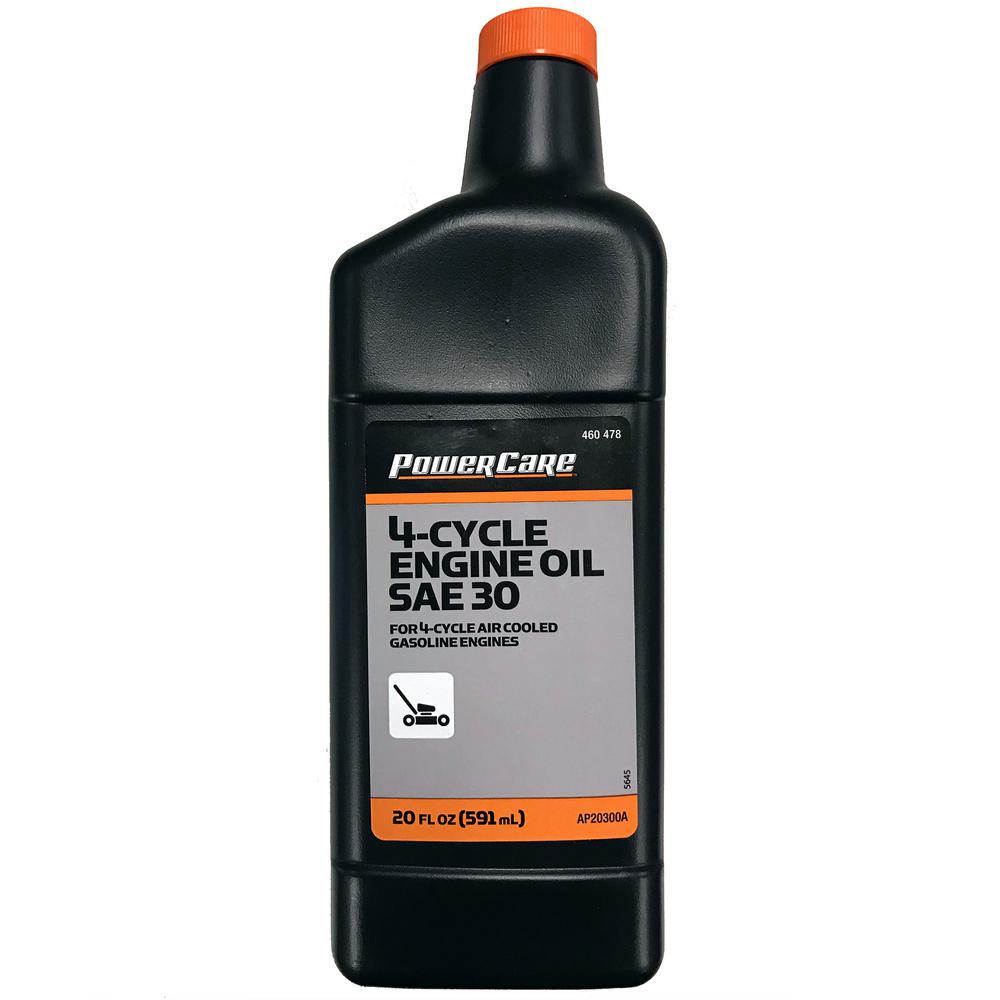 Power Care 20 oz. SAE 30 Tractor and Lawn Mower Engine Oil-AP20300A ...
