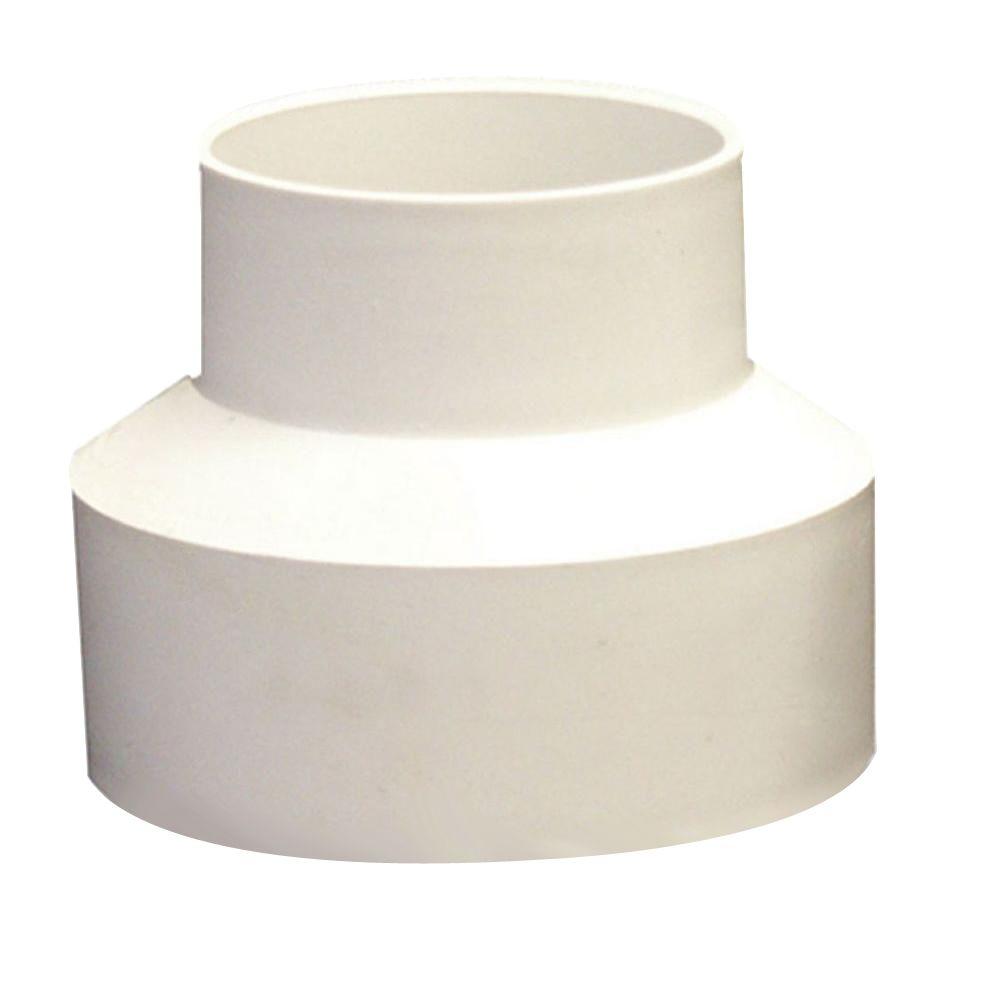 NDS 4 in. x 6 in. PVC Sewer and Drain Hub x Hub Reducer Coupling