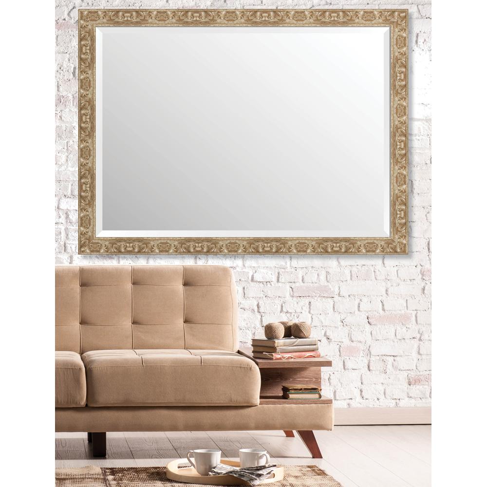 Antique Mirrors Wall Decor The Home Depot European Medium Framed Bevel Mirror
