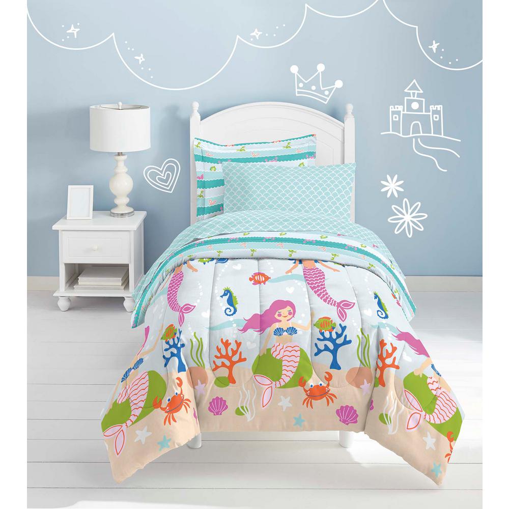 mermaid comforter set twin