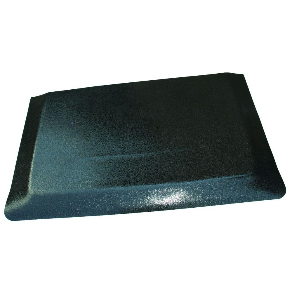 Rhino Anti Fatigue Mats Rhino Hide Double Sponge Black 24 In X 96