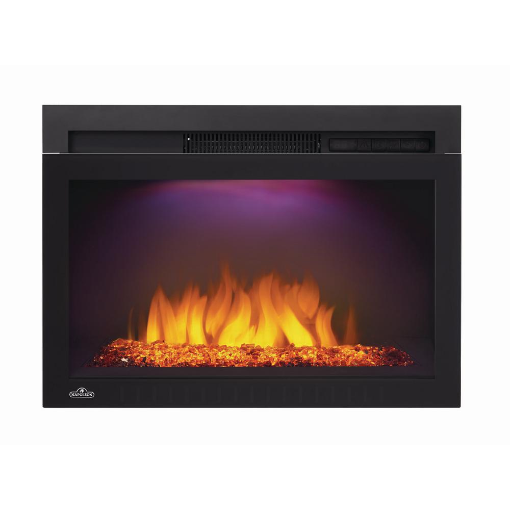 Napoleon Cinema Series 24 In Electric Fireplace Insert With Glass Nefb24hg 3a The Home Depot - Glass Box Electric Fireplace Napoleon Cinema Series 24 In Electric Fireplace Insert With Glass Nefb24hg 3a The Home Depot - Glass Box Electric Fireplace