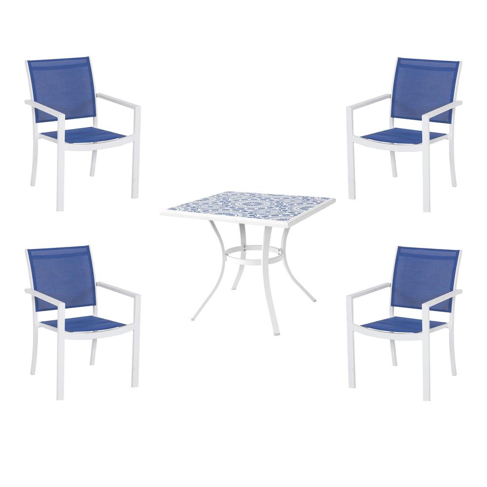 Ceramic Patio Dining Sets Patio Dining Furniture The Home Depot