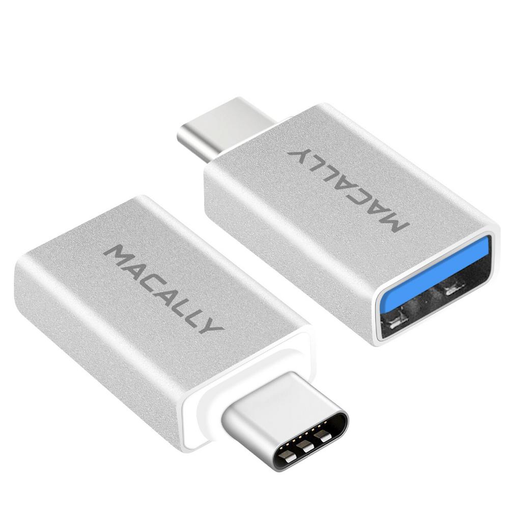Macally Usb C To Usb A 3 0 Adapter Converts Usb Type C Input To