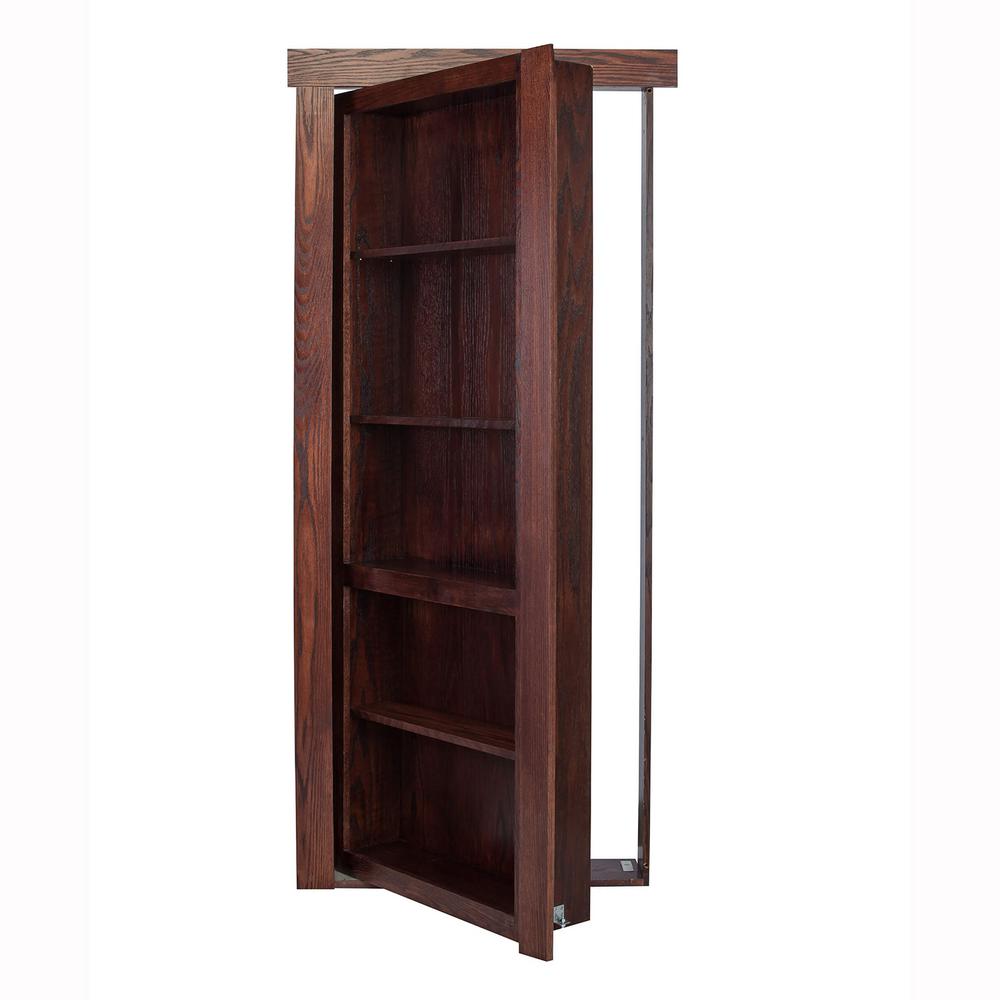 The Murphy Door 32 In X 80 In Flush Mount Assembled Oak Dark