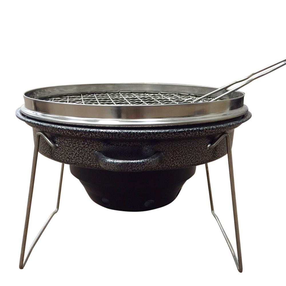 Outdoor Tailgating Grill - Portable Stainless Steel and Carbon Steel Charcoal...