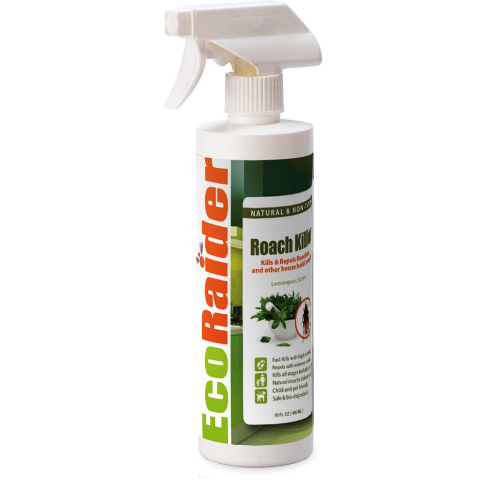 Ecoraider Ecoraider Roach Killer And Repellent 16 Oz Natural And Non Toxic Rkrrm50016m The Home Depot