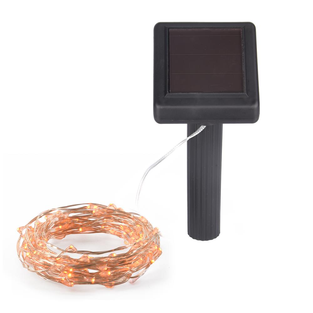 Hunnykome Solar Lighting 20 Ft Outdoor 100 Micro Led Bulb 20 Ft Solar Outdoor 100 Micro Led Bulb