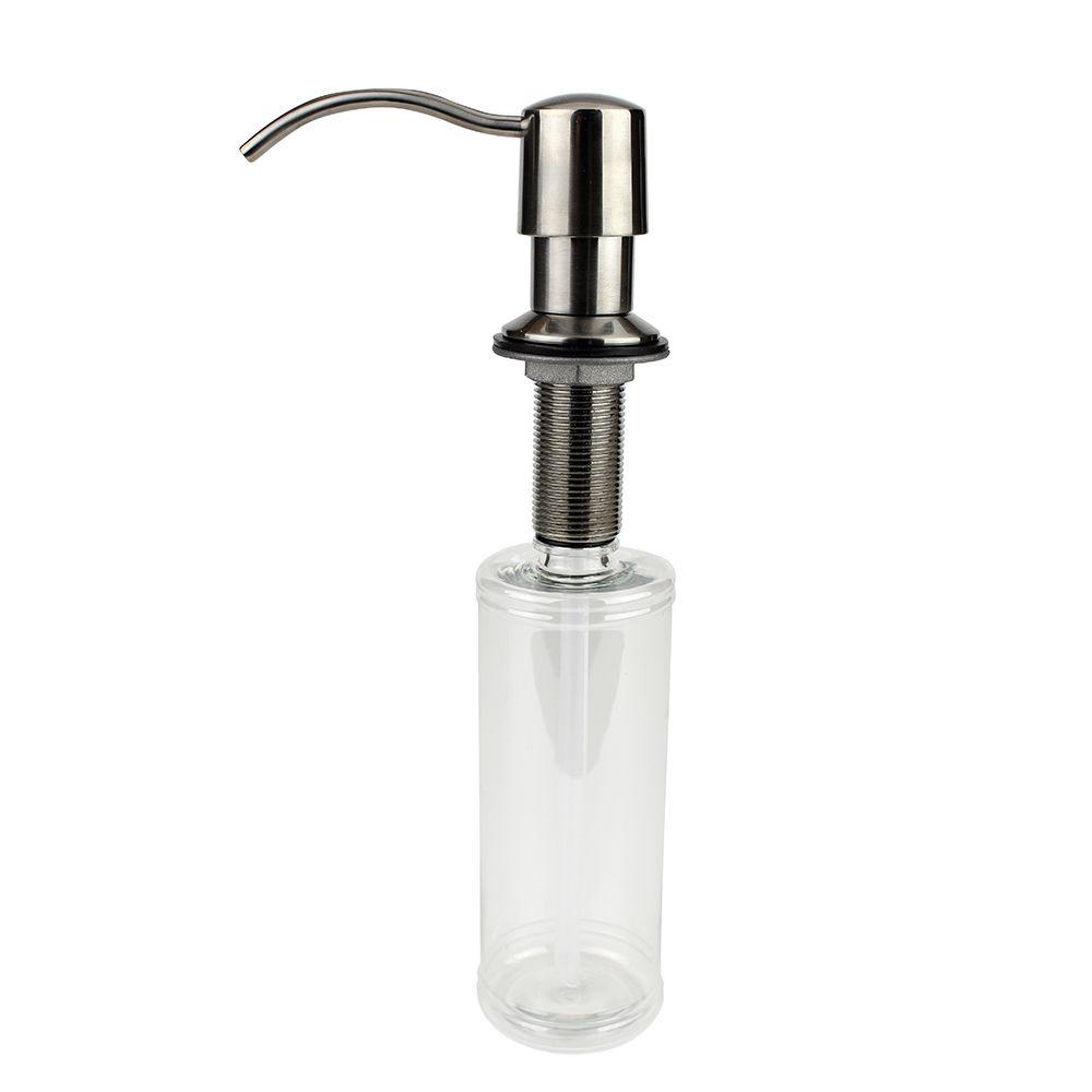 Featured image of post Brushed Nickel Kitchen Soap Dispenser - 16 oz kitchen soap dispenser in vibrant brushed nickel.