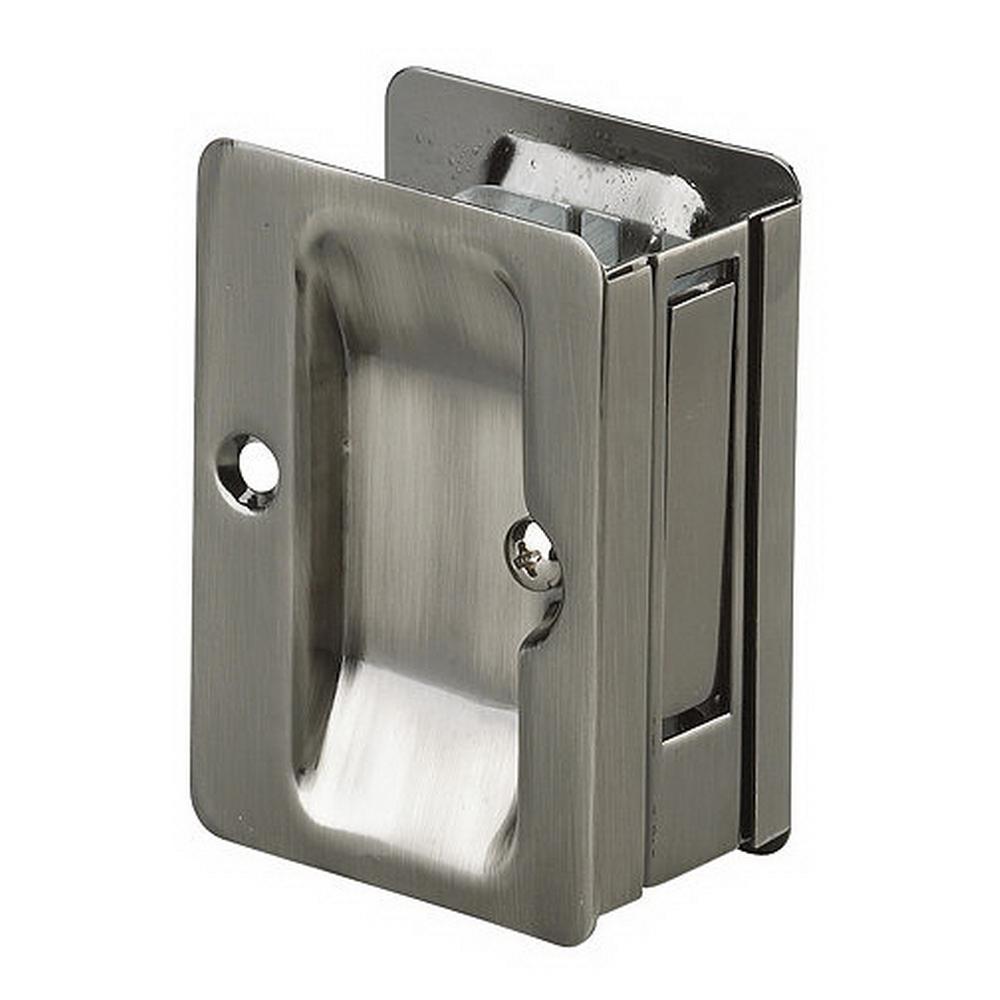 Onward 3 7 32 In Antique Nickel Pocket Door Pull With Passage