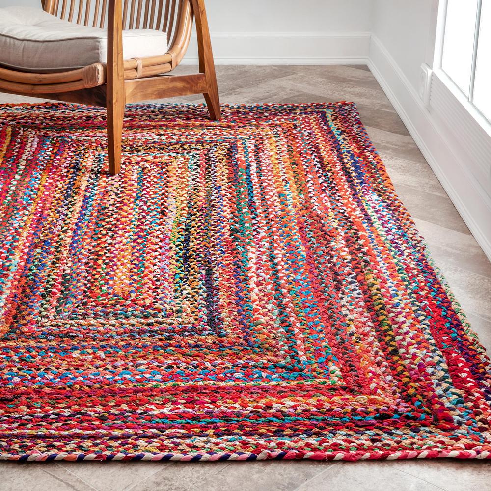 Nuloom Tammara Colorful Braided Multi 2 Ft X 3 Area Rug Nuloom Tammara Colorful Braided Multi 2