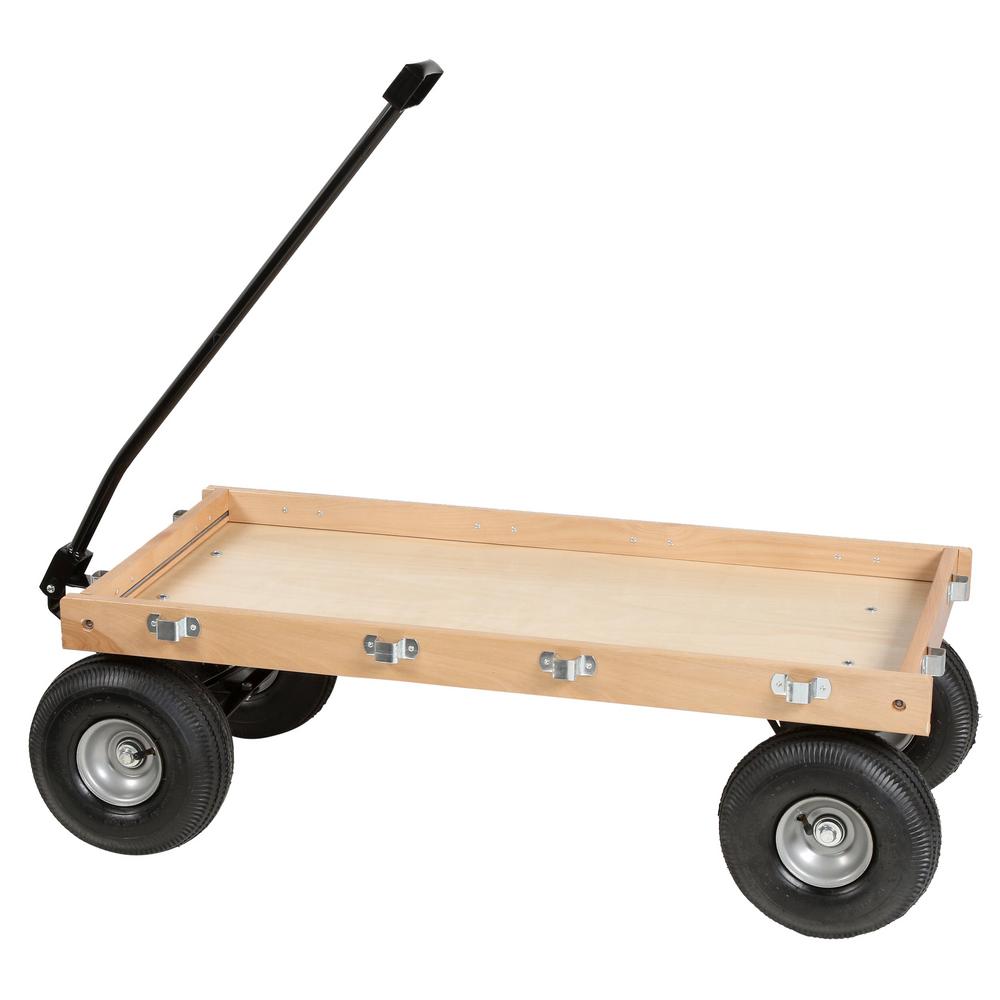 Berlin Flyer Loadmaster Wooden Wagon F600 The Home Depot