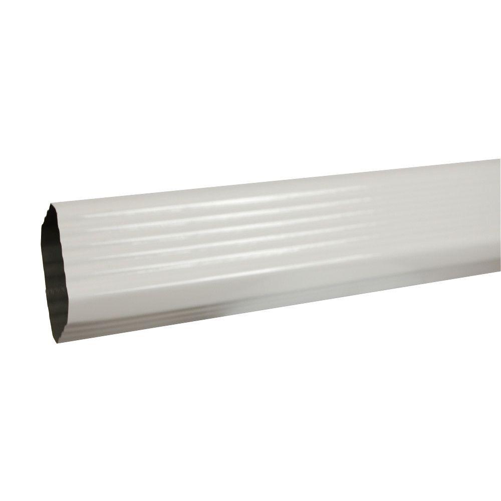 Amerimax Home Products 5 In X 10 Ft K Style Clay Aluminum Gutter 2400644120 The Home Depot