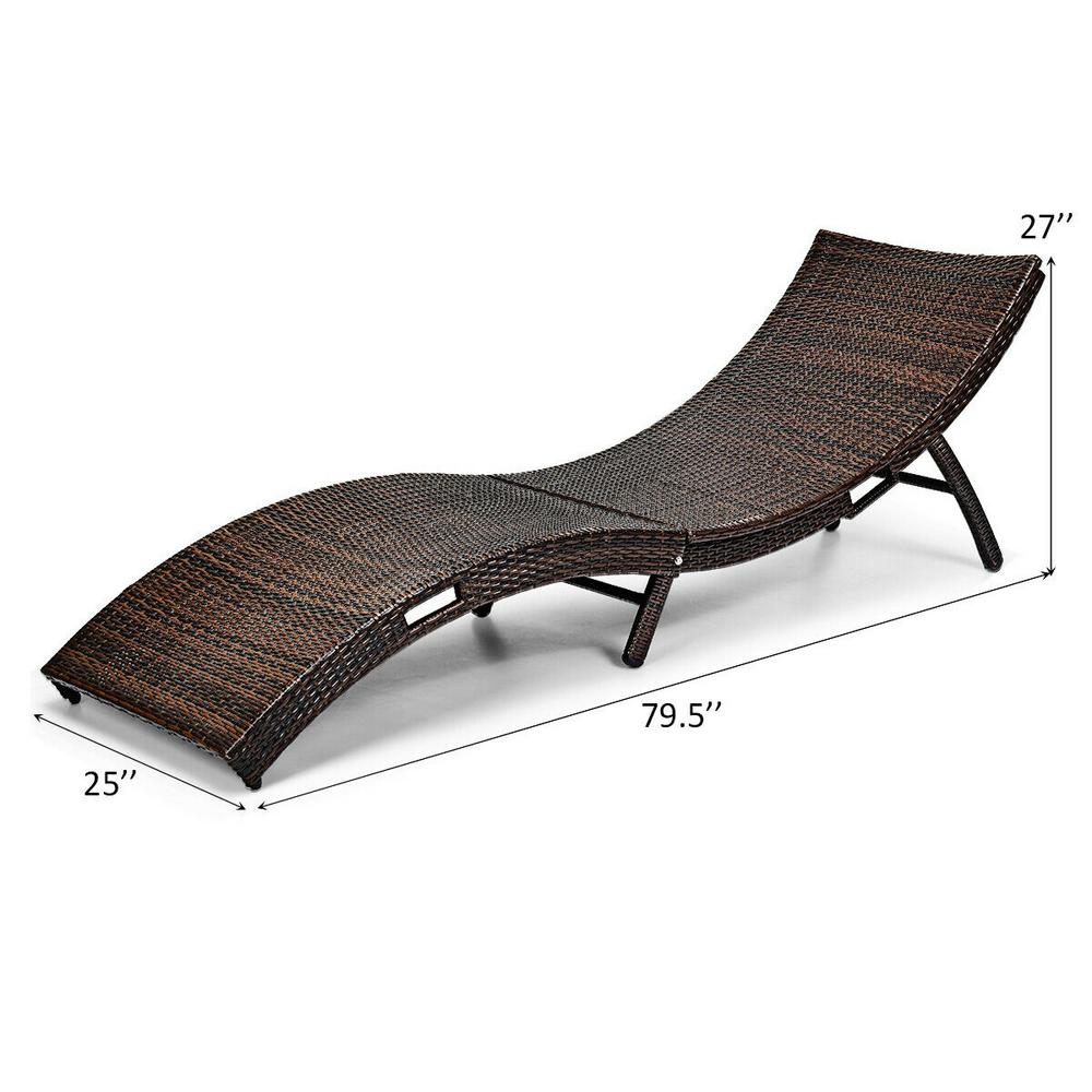 Costway Folding Rattan Wicker Patio Couch Bed Full Assemble Outdoor Chaise Lounge Chair Without Cushion Hw60574 The Home Depot - Chaise Lounge Chairs Without Cushions Costway Folding Rattan Wicker Patio Couch Bed Full Assemble Outdoor Chaise Lounge Chair Without Cushion Hw60574 The Home Depot - Chaise Lounge Chairs Without Cushions