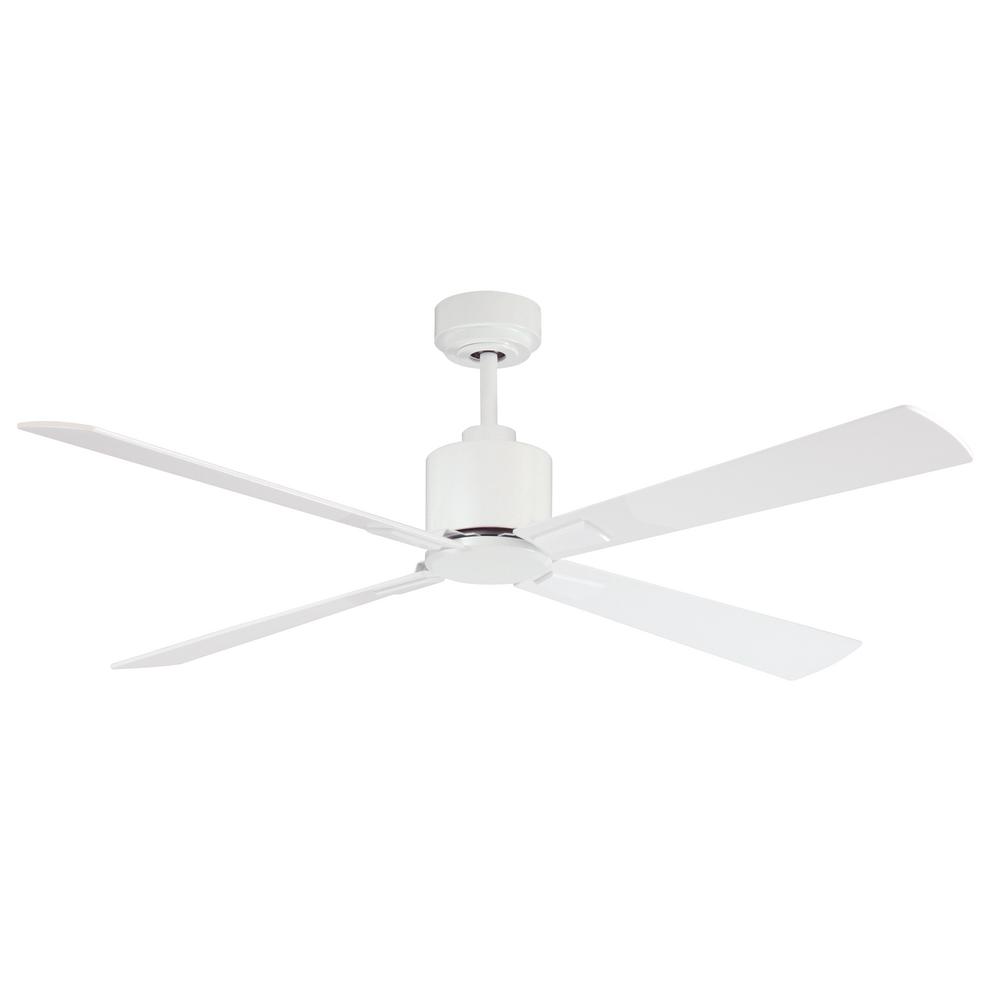 4 Blades Lucci Air Dc Motor Ceiling Fans Without Lights