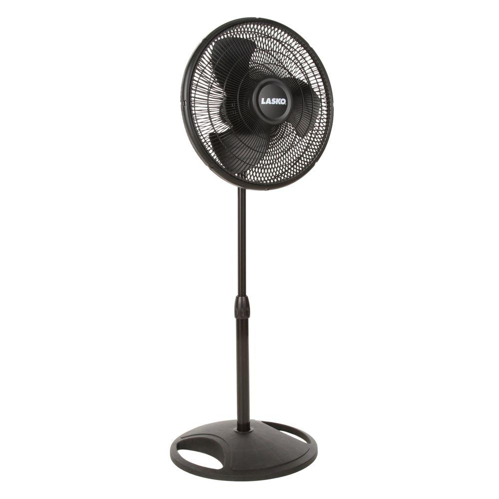 Lasko Adjustable Height 16 In Oscillating Pedestal Fan 2524 The Home