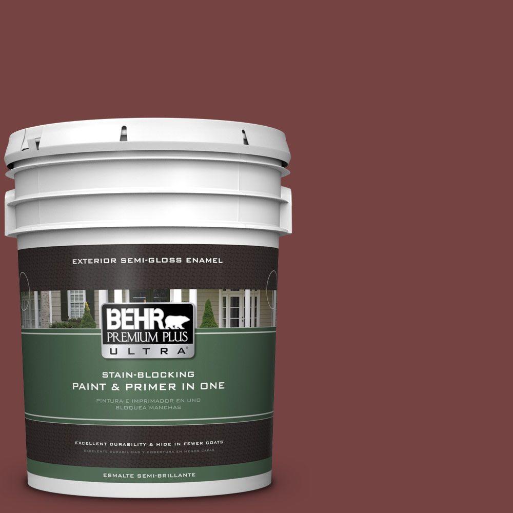 BEHR Premium Plus Ultra 5gal. S1307 Cherry Cola Semi