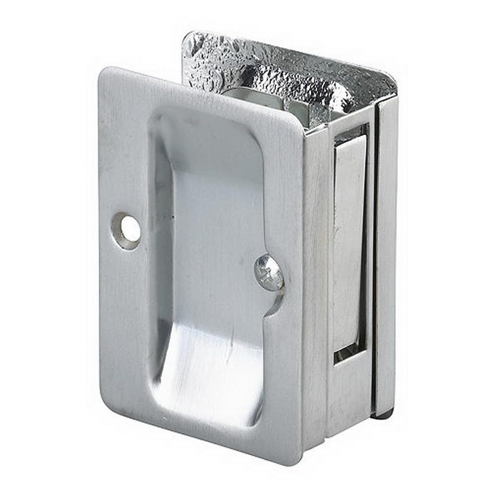 Onward 3 7 32 In Brushed Chrome Pocket Door Pull With Passage