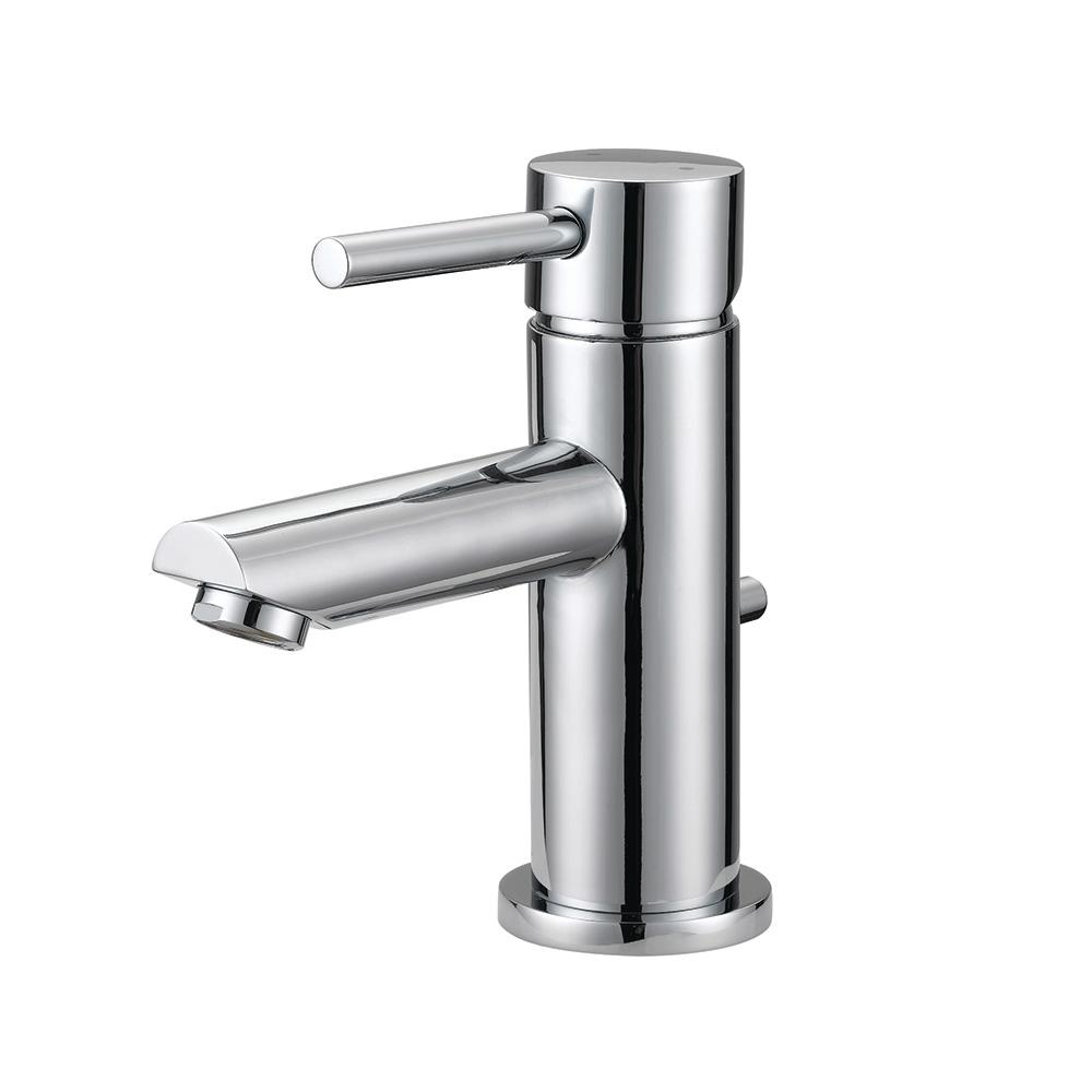 Design House Eastport Single Hole Single Handle Bathroom Faucet In Polished Chrome 547547 The Home Depot