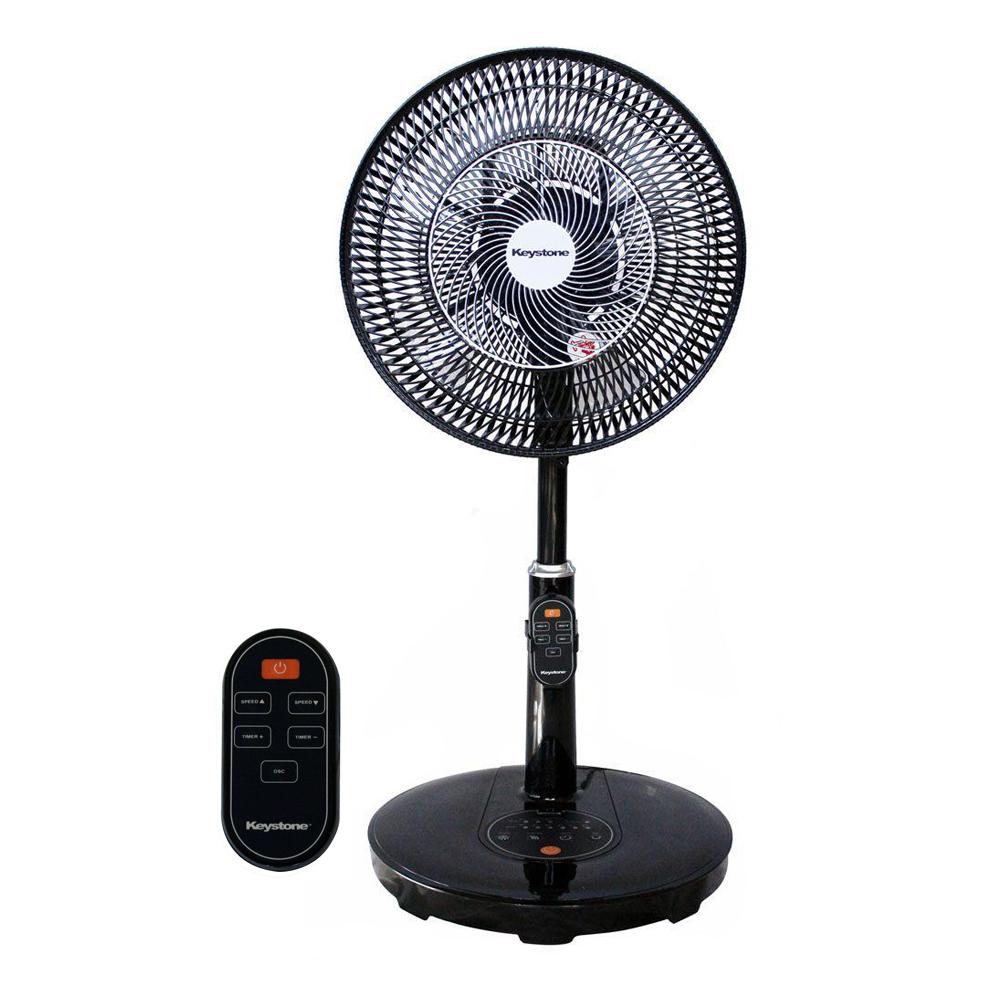 Lasko 34/" Compact Power Pedestal Fan with Remote Control