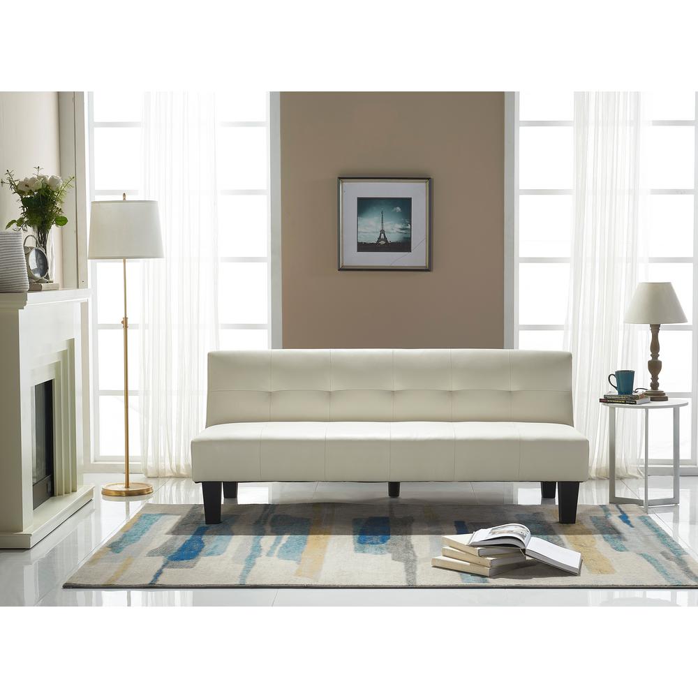 Faux Leather White Sofas Loveseats Living Room Furniture Perth White Faux Leather Sleeper Sofa