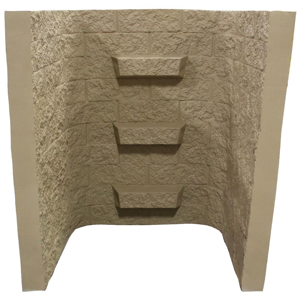 Shape Products BlockTex 50 in. W x 60 in. H x 36 in. Projection