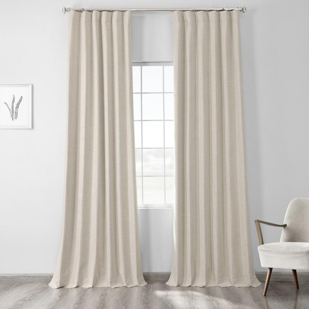 Exclusive Fabrics & Furnishings Natural Light Beige Vintage Thermal