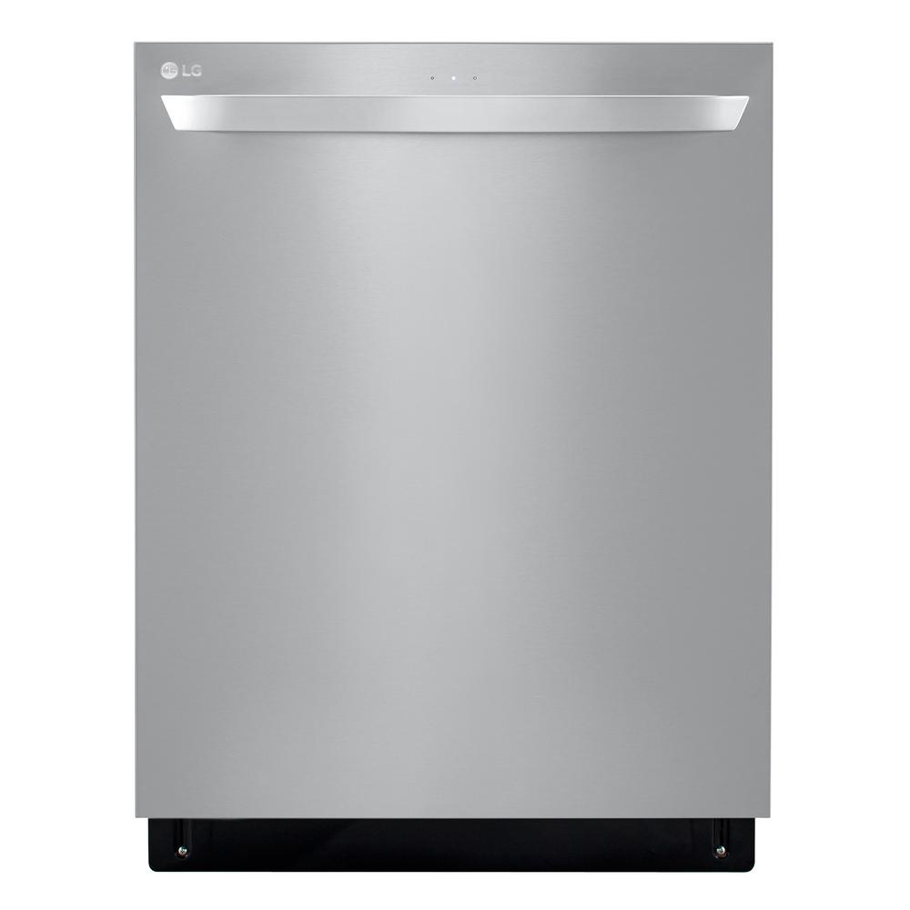 Top Control Tall Tub Smart Dishwasher with QuadWash, 3rd Rack and Wi-Fi Enabled in Stainless Steel, 46 dBA