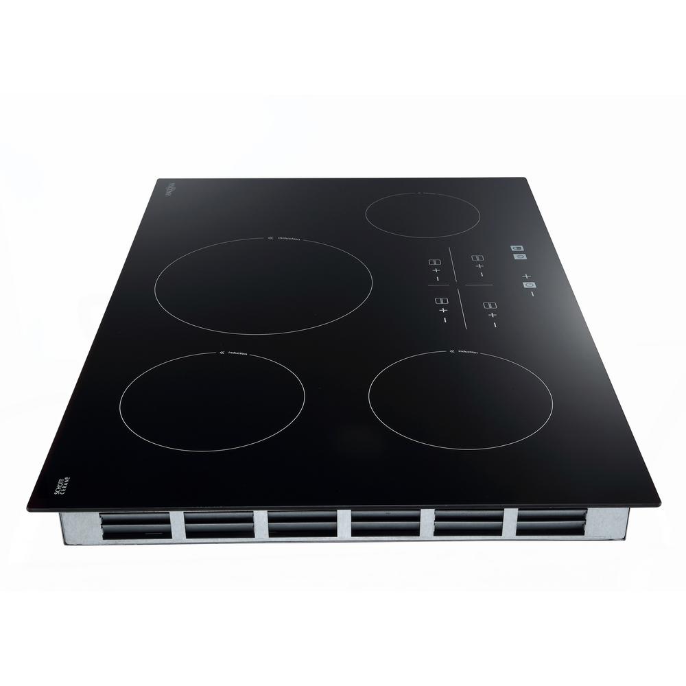 Ancona Elite 30 In Glass Ceramic Induction Cooktop In Black With