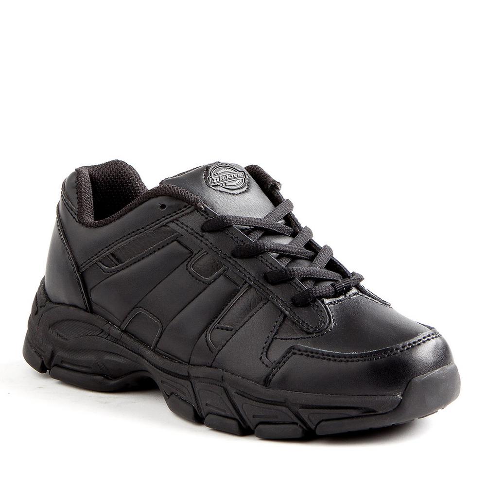 all black slip resistant work shoes