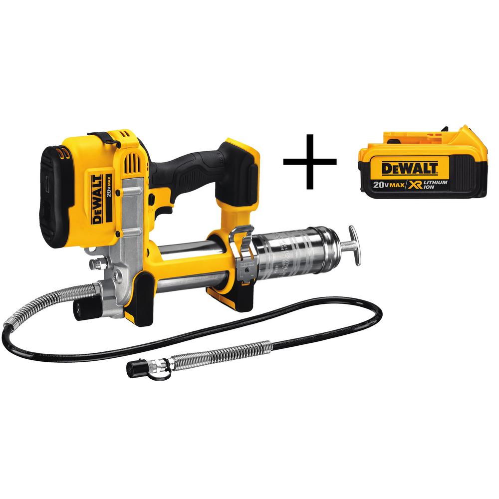 Dewalt 20-Volt MAX Lithium Ion Cordless Grease Gun (Tool-Only) with Bonus XR 4.0... by DEWALT